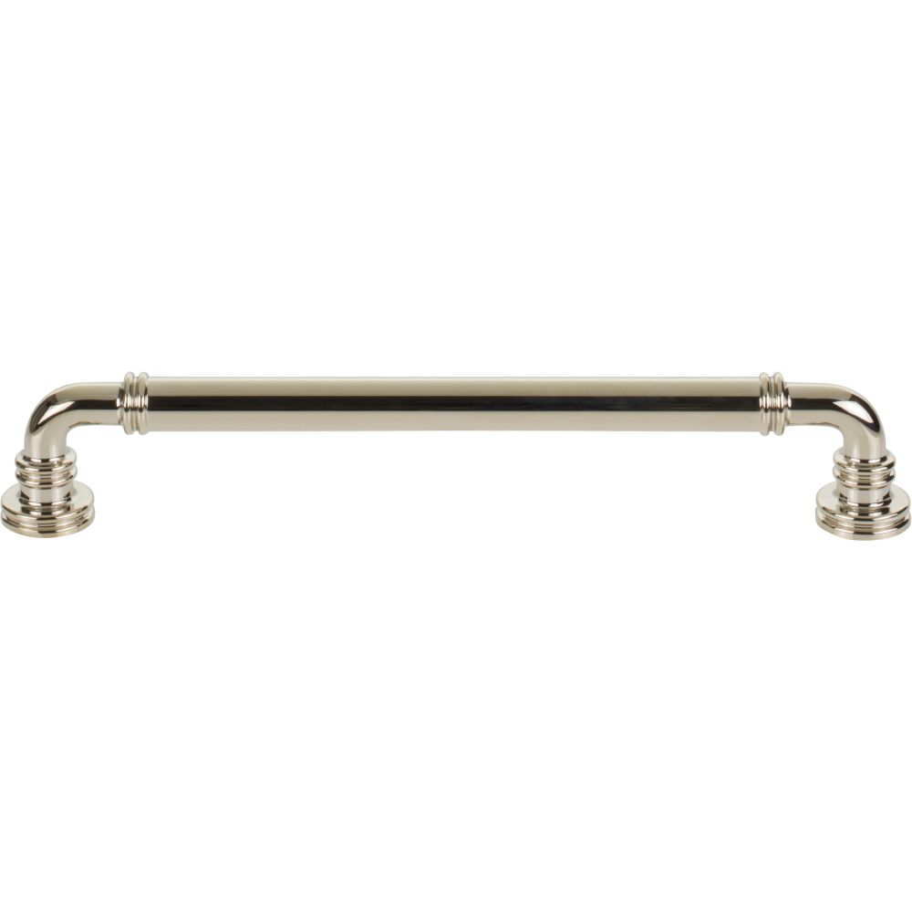 Top Knobs TK3144PN Cranford Pull 7 9/16" Center to Center in Polished Nickel